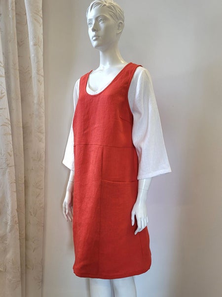 Kanerva v&auml;stkjol med fickor &ndash; Orange storlek S