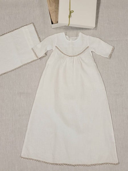 Hento dopkl&auml;nning linne &ndash; vit 62 cm