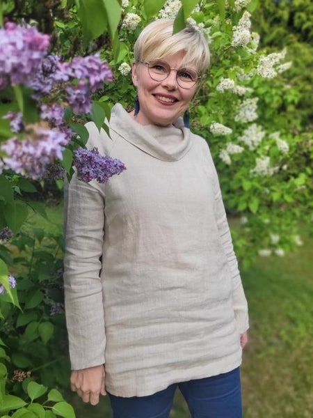 Karpalo linneblus &ndash;Naturel