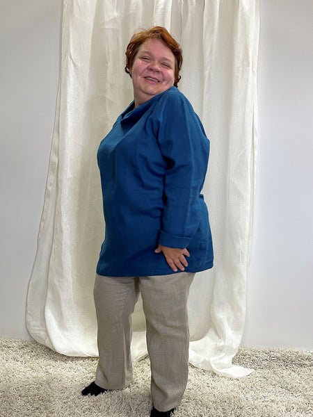 Karpalo linneblus &ndash; Petrol