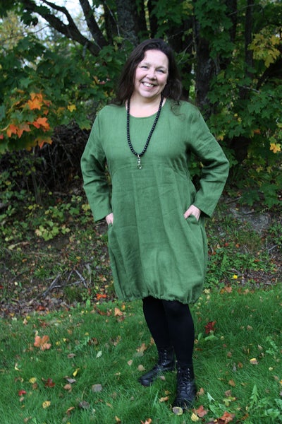 Meirami linnetunika &ndash; Gr&ouml;n storlek L