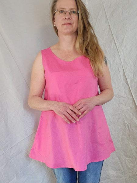 Pelakuu linnetopp &ndash; Pink storlekar M och L