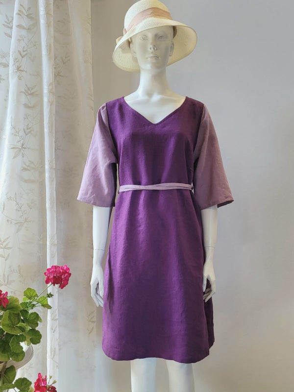 Linnekl&auml;nning violett.